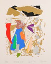 現代アート 絵画 抽象画 現代美術 モダンアート シルクスクリーン 版画 島州一 「SP-C,D 204」 額付き 国内送料無料
