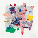 現代アート 絵画 抽象画 現代美術 モダンアート シルクスクリーン 版画 島州一 「SP-C,D 131」 額付き 国内送料無料
