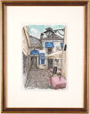 高橋文平 シントラ ポルトガル 絵画 風景画 カフェ 水彩画 インテリア プレゼント コレクション 新築祝い 開店祝い 新品額付き 国内送料無料 ■