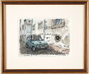 高橋文平 カステロ・デ・ヴィデ・4 ポルトガル 絵画 風景画 自動車 水彩画 インテリア プレゼント コレクション 新築祝い 開店祝い 新品額付き 国内送料無料...
