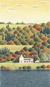 渡辺美香子 秋物語 絵画 風景画 ジークレー 版画 インテリア プレゼント コレクション 新築祝い 開店祝い 新品額付き 国内送料無料