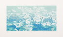 【作家名】吉村明子【作品名】Herbage・8 青草 絵画 ナチュラルテイスト 絵 シルクスクリーン 版画 額付き 国内送料無料