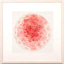花 絵画 インテリア プレゼント コレクション 新築祝い 開店祝い 吉村明子 Floral ball 6 シルクスクリーン 版画 額付き 国内送料無料