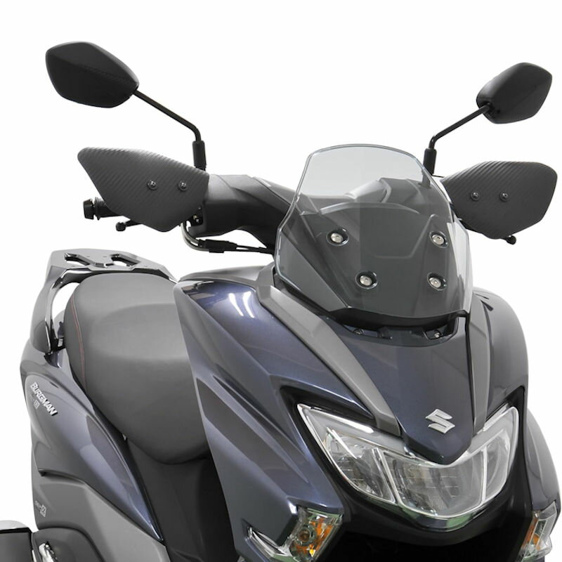 旭風防 M5-01CB ナックルバイザー カーボン調 バーグマンストリート125EX