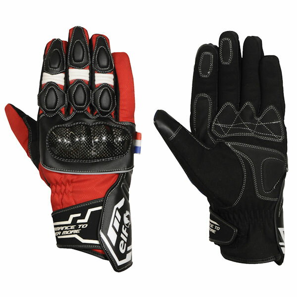 EG-W515 ELFストラーダカーボングローブ レッド M～3L サイズ