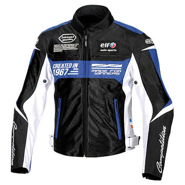 ELF エルフ EJ-S103 Ideal Mesh Jacket / イデアールメッシュジャケット ブラック/ブルー S〜4Lサイズのサムネイル