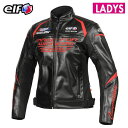 ELF Gt EJ-W108 Evoluzione PU Leather Jacket G{cBI[lPUU[WPbg ubN/bh fB[X