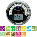 ACEWELL CA080-262W 多機能デジタルメーター 針式スピードメーター 260Km/h ホワイトパネル