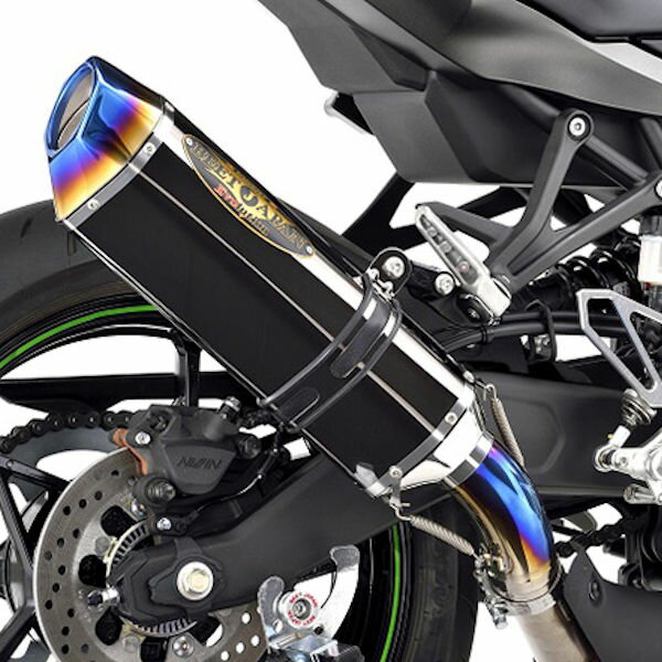 BEET ビート 0228-KH8-MB Evolution Type2 スリップオンマフラー メタルブラックサイレンサー Ninja ZX-4R '23年～