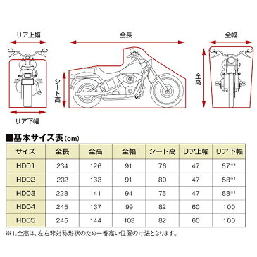 91601 デイトナ DAYTONA HD01 バイクカバー ブラックカバー ハーレー専用 XL883 XL1200 XG750