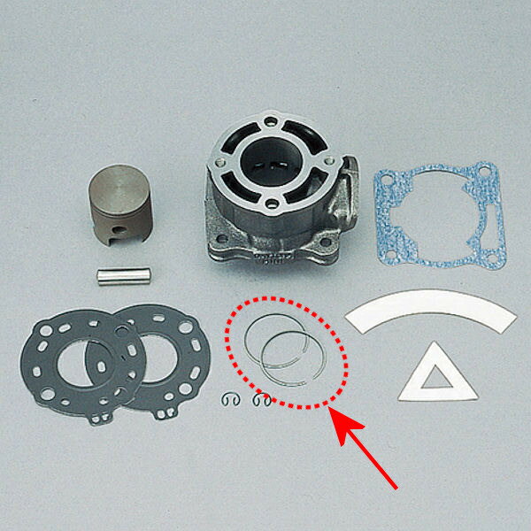 デイトナ DAYTONA 13136 ピストンリングセット STD47mm ビッグボアキット（13057）用補修パーツ