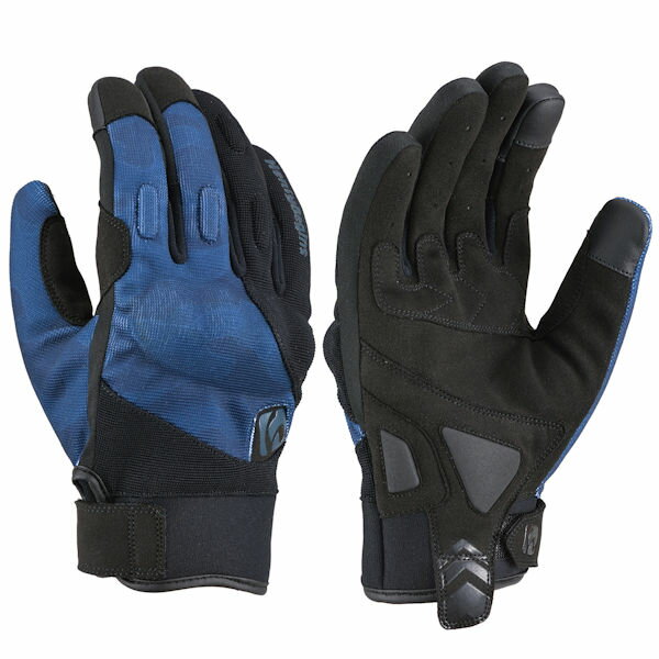 デイトナ DAYTONA HBG-052 ストレッチプロテクトグローブ ブルー/カモ M/L/XLサイズ 15898 15899 15900