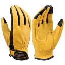 デイトナ DAYTONA HBG-109 カウレザーグローブ イエロー S~XL 17747 17748 17749 17750
