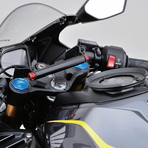 デイトナ DAYTONA 17866 マルチバーホルダー キャップボルトカラーM8 レッド付属 ホンダ CBR250RR