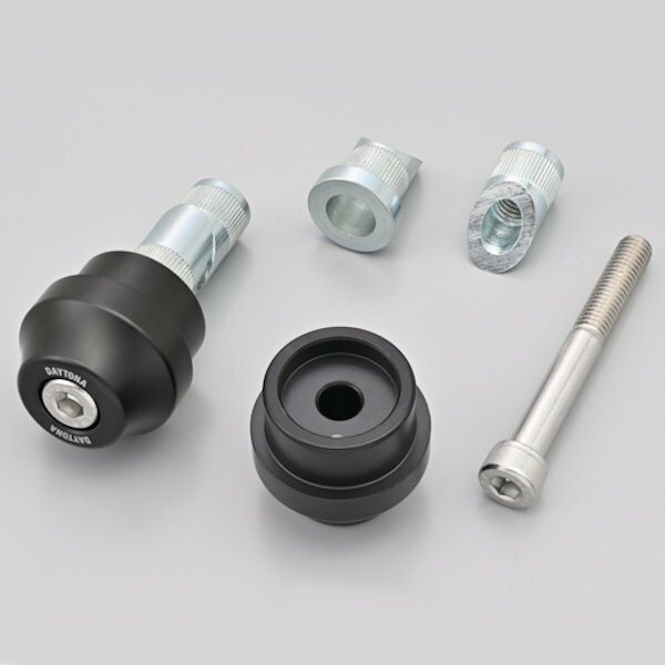 デイトナ 39685 ヘビーウエイトバーエンドミラーアダプター ハンドル内径φ15～17 汎用 左右2個セット ..