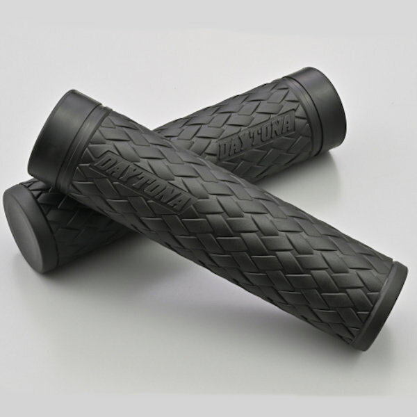 デイトナ DAYTONA 47825 GRIPPY GRIP GG-D-KNIT 全長127mm / Φ25.4ハンドル用 / エンド非貫通 ブラック