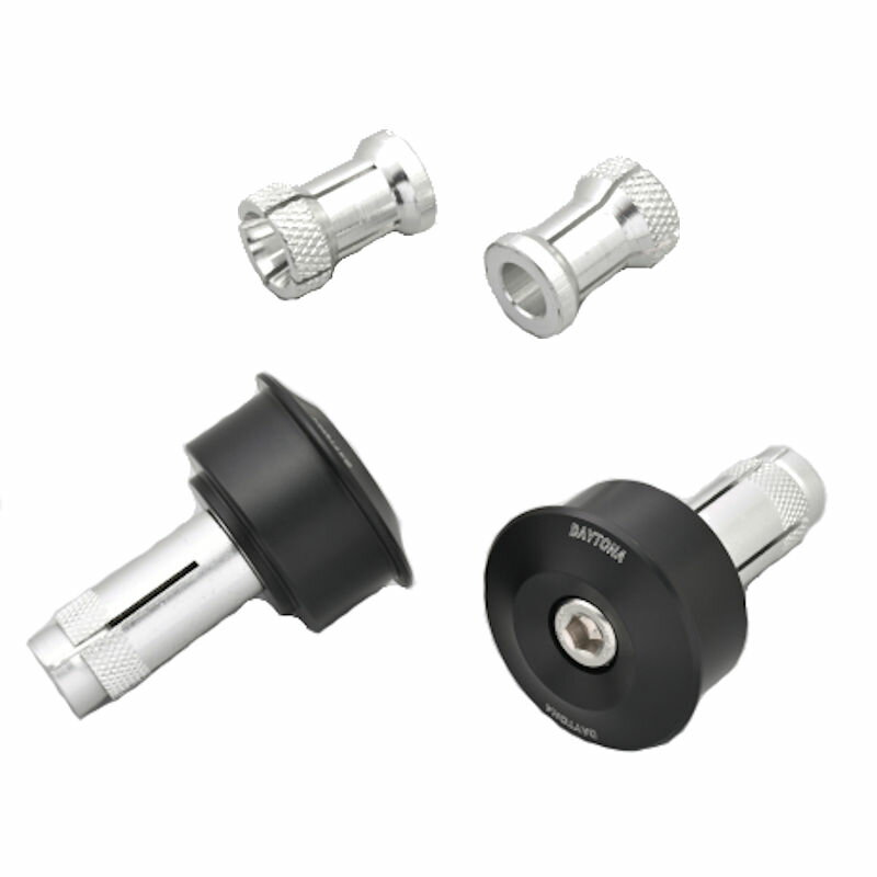 デイトナ 48331 汎用タイプ バーエンドミラーアダプター 汎用タイプ ブラック 内径14～19mm パイプハン..