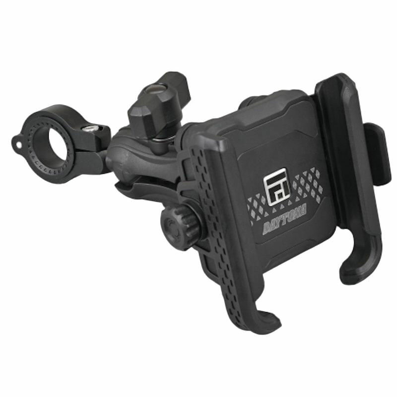 デイトナ DAYTONA 61826 FLEX FSH-3 スマートフォンホルダー ブラック 横66～99×厚み13mm 以下、重量250gまで