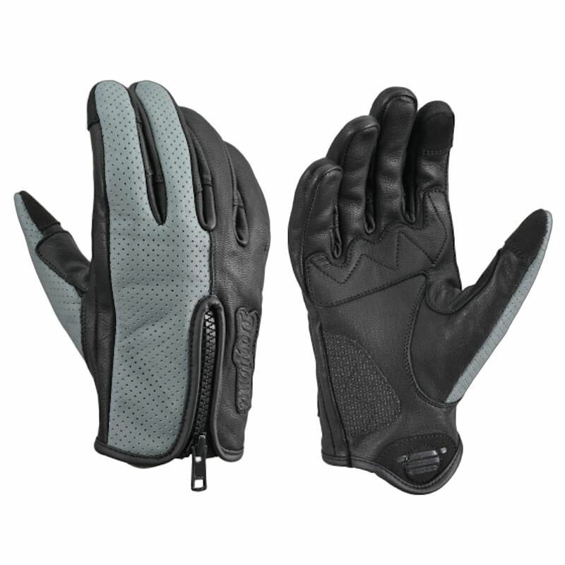 デイトナ DAYTONA DG-020 パーシャルフィットレザーグローブ グレー 61736 61737 61765 M L XL