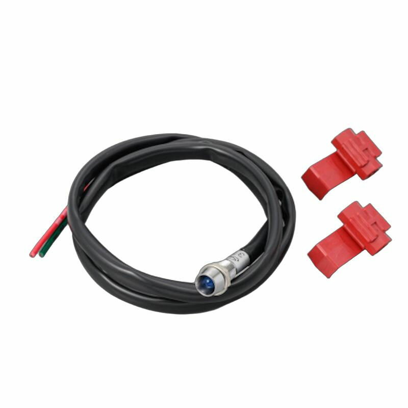 デイトナ DAYTONA 67517 インジケーター　ブルー ハーネス付き（650mm) 汎用