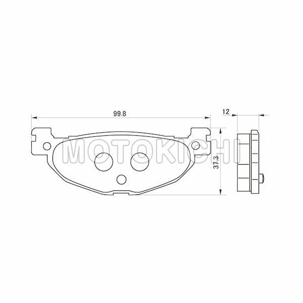 【あす楽対応】 #79851 DAYTONA 79851 赤パッド デイトナブレーキパッド TMAX500 グランドマジェスティ250/400 MAXAM マジェスティ 2