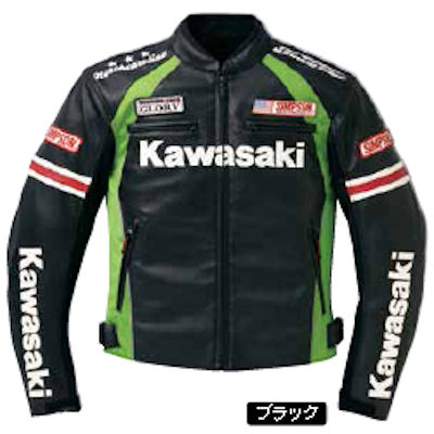 【送料無料】【あす楽対応】 KAWASAKI純正 カワサキ フェイクレザージャケットXIII SS ブラック J8008-0103 J8008-0104 J8008-0105 J8008-0106 【parts_logo0412】