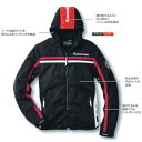Kawasaki純正 J8001-2868 カワサキ×56design ハーフメッシュパーカー ブラック/レッド Mサイズ