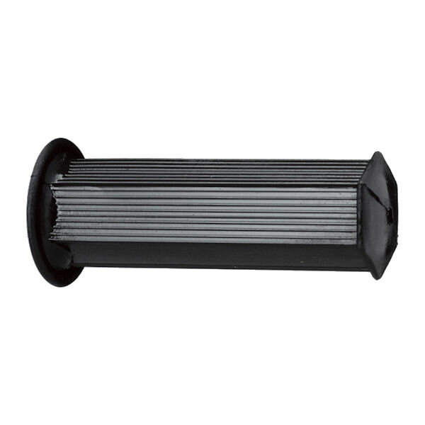 キジマ (KIJIMA) 201-6711 ヘキサゴングリップ 非貫通タイプ 全長112mm内寸108mm外径34φ ブラック