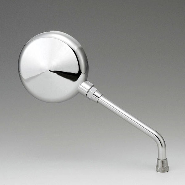 キジマ (KIJIMA) 203-8022 Z2タイプミニミラー 左右兼用 78φ 正ねじM10 メッキ 1個売り 汎用