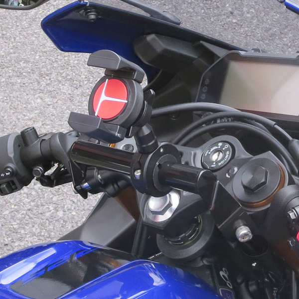 【あす楽対応】キジマ (KIJIMA) 204-0655 ハンドルマウントステー ブラック YAMAHA YZF-R25 '19年～ 2