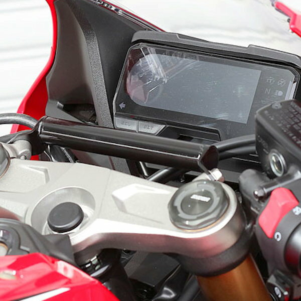 キジマ KIJIMA 204-0698 ハンドルマウントステー ブラック 1.5Kg ホンダ CBR650R