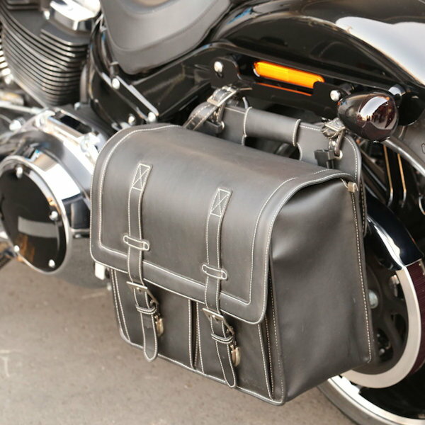 キジマ KIJIMA HD-07903 サドルバッグガード オールインワン DHW対応 ブラック/レフト 左側 FXBR '18年～