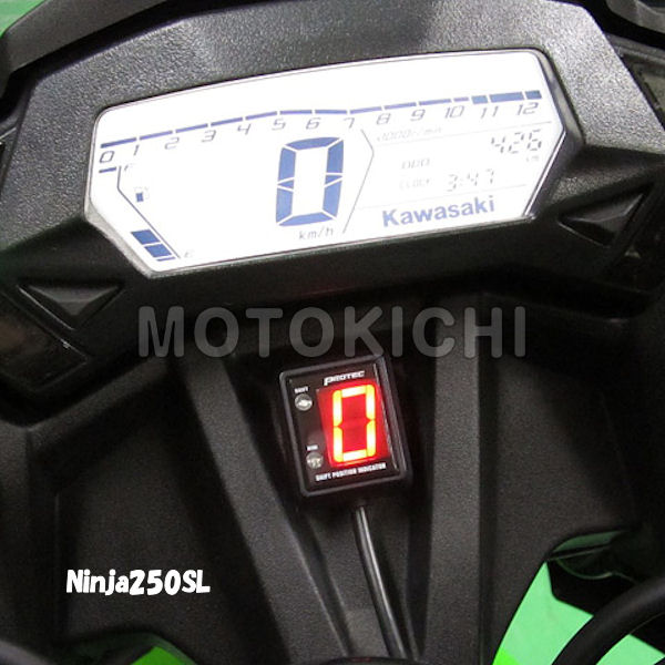 プロテック SPI-K41 シフトポジションインジケーター (No.11366) Ninja250SL [BX250A '15〜]【KAWASAKI】