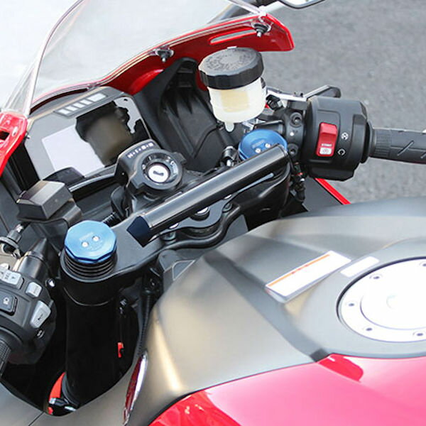 キジマ KIJIMA 204-0705 ハンドルマウントステー ブラック 約1.5Kg ホンダ CBR600RR