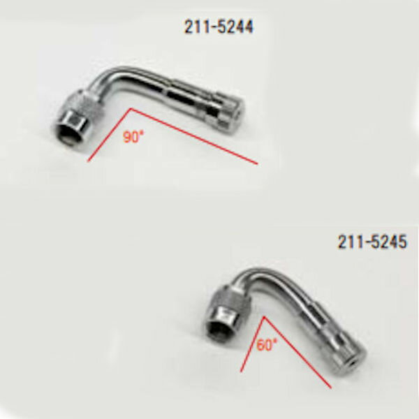 キジマ (KIJIMA) エアバルブエクステンション2 L型 90° 60° 211-5244 211-5245 汎用