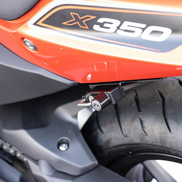 【在庫あり】キジマ KIJIMA HD-05155 ヘルメットロック ブラック ハーレーダビッドソン X350