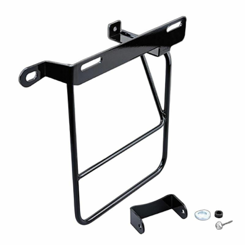 キジマ KIJIMA 210-49642 ラージバッグサポート ブラック 左側のみ 縦250×横240mm ホンダ スーパーカブ・クロスカブ50/110(2)