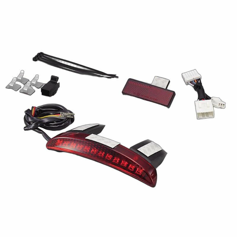 キジマ KIJIMA HD-01407 LED テールランプ レッドレンズ ハーレー XL883N・XL1200N('09~'13年)1200V/X('11~'13年) YAMAHA BOLT