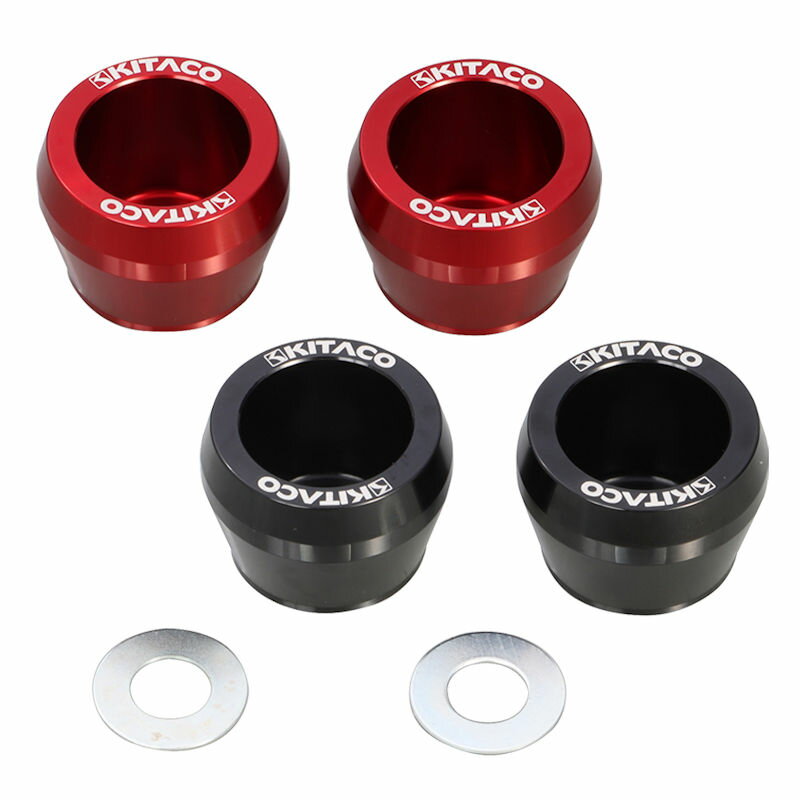 キタコ KITACO 498-9001020 498-9001050 アクスルプロテクター レッド ブラック シャフト径φ12用 ホン..