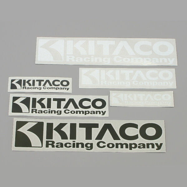 キタコ KITACO 文字ステッカー 23×120mm KITACO RACINGCOMPANY 000-0001124：黒 000-0001125：白
