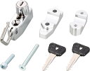 キタコ KITACO 80-564-90260 ヘルメットホルダー Φ22.2バークランプタイプ シルバー キー2ヶ付属(スペア含む)1セット販売 汎用