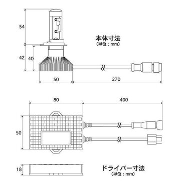 M&Hマツシマ ZM1631-65 LEDヘッドライトバルブ H4/HS1型DC 汎用品 CB1300SF VF750F 他