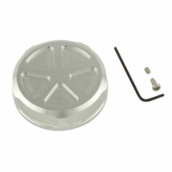 POSH ポッシュ 132215-03 ラジエターキャップカバー シルバー カワサキ Z900RS/CAFE ('18～'20年)