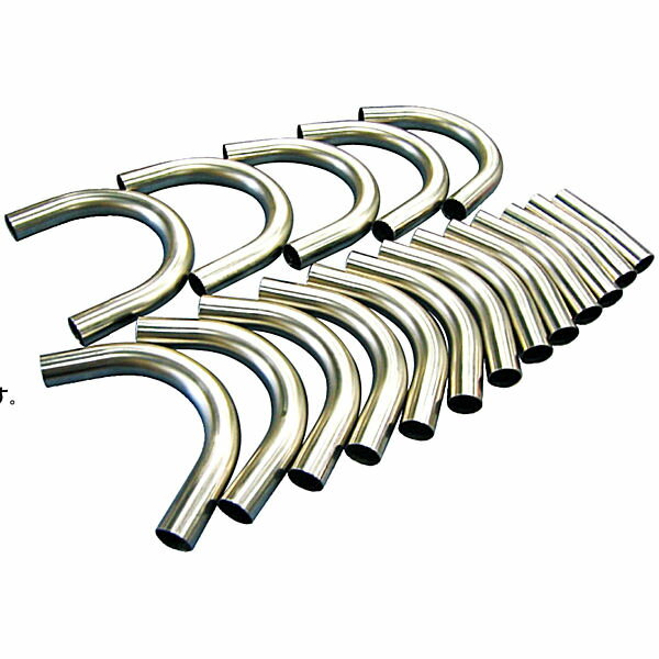 ポッシュ 882052-08 ベンドパイプ パイプφ38.1×1.6 100R 曲げ角度80°全長286mm スチール製 汎用 エキパイ エキゾーストパイプ マフラーパイプ