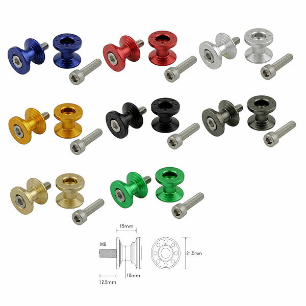 POSH ポッシュ アルミツーリング荷掛けフック M6ショート 004036-01 004036-02 004036-03 004036-04 00..