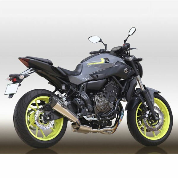 アールズギア RY20-C1RT ワイバンリアルスペック チタンポリッシュ YAMAHA MT-07 XSR700 EBL-RM07J 2BL-RM19J 2BL-RM22J