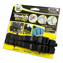 ROK Straps ROK00358 バックパック ストレッチストラップ 2本セット ブラックリフレクティブ 幅16mm×310~1060mm 耐荷重29Kg