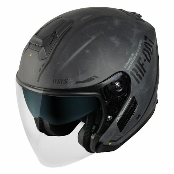 【メーカー欠品/入荷未定】WINS G-FORCE SS JET Type-C STEALTH ジェットヘルメット ストーングレー M-SLIM M L XLサイズ