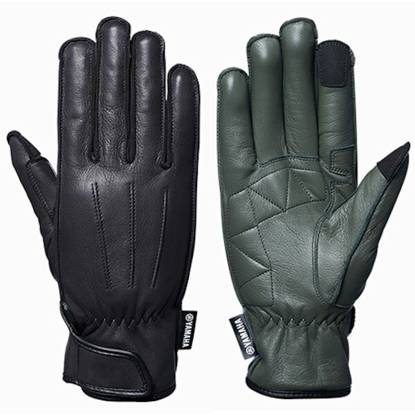 YAMAHA純正 90792G072 YAG66 ウォッシャブルレザーウインターグローブ ブラック
