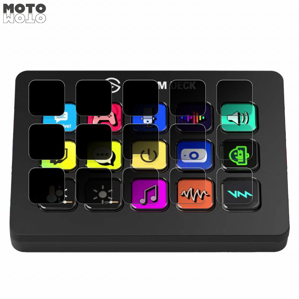 CORSAIR Elgato STREAM DECK MK.2 (LCDキー用) 向けの 180度 覗き見防止 フィルム ブルーライトカット 曲面対応 アンチグレア 反射防止 日本製